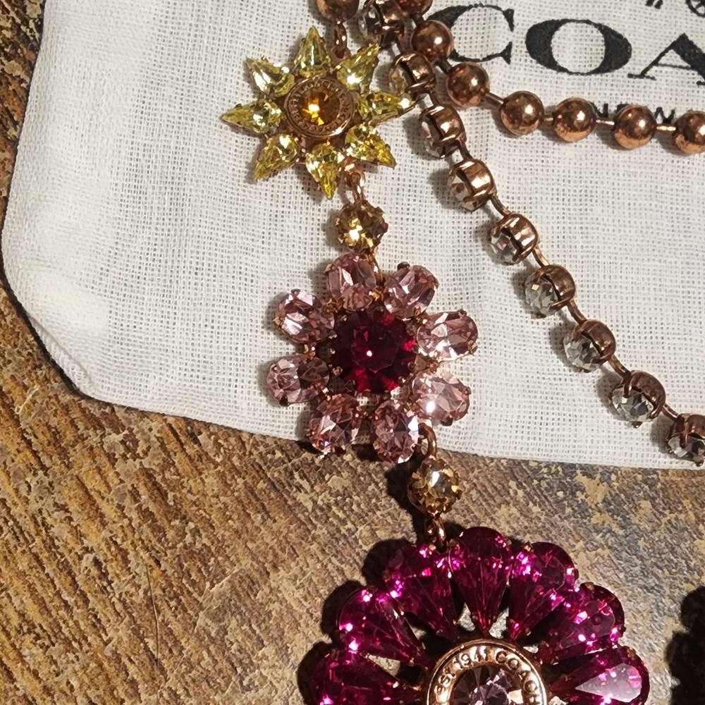 Coach RARE ! Poppy Necklace - Picture 3 of 8